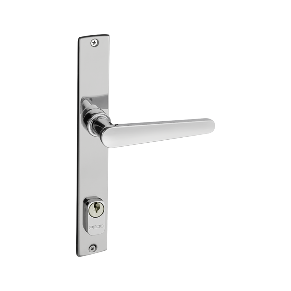 Cerradura ZM Francesa 460-22SE Ext Perfil 22mm Crom Pado