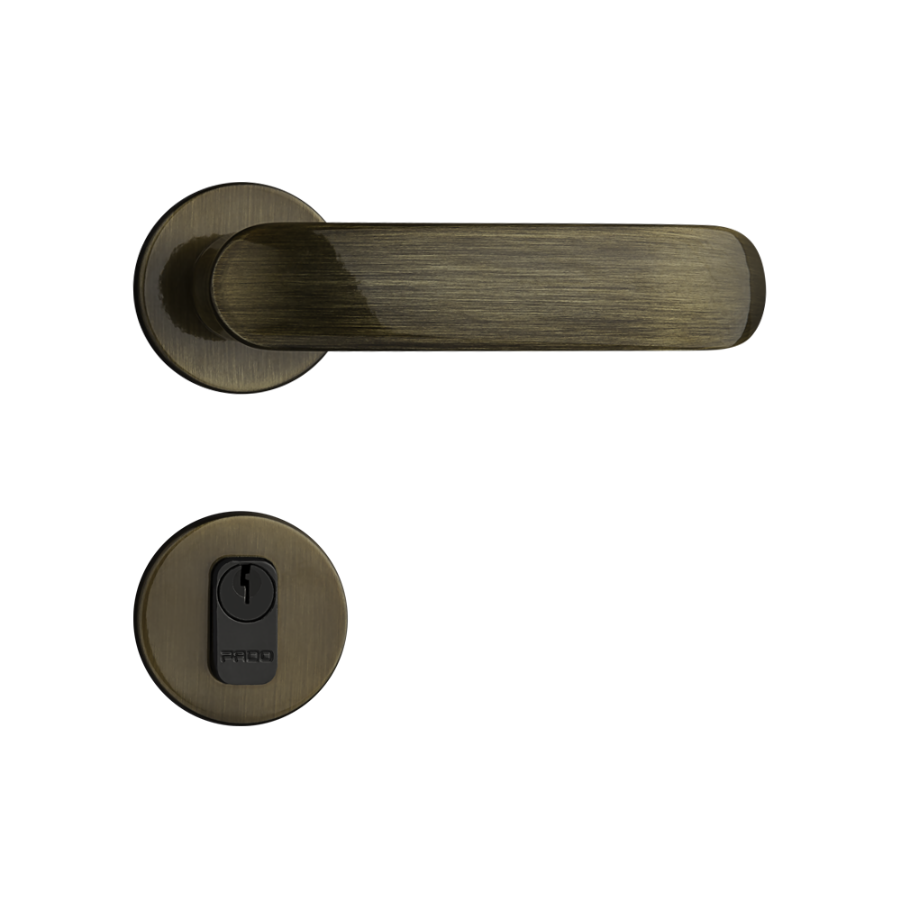 Cerradura ZM Madrid 506-40 Ext 40mm Bronce Residence Pado