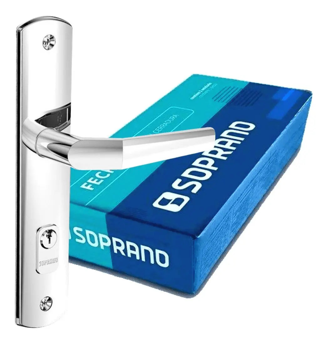 Cerradura Manija Exterior Pop Line Crom Soprano