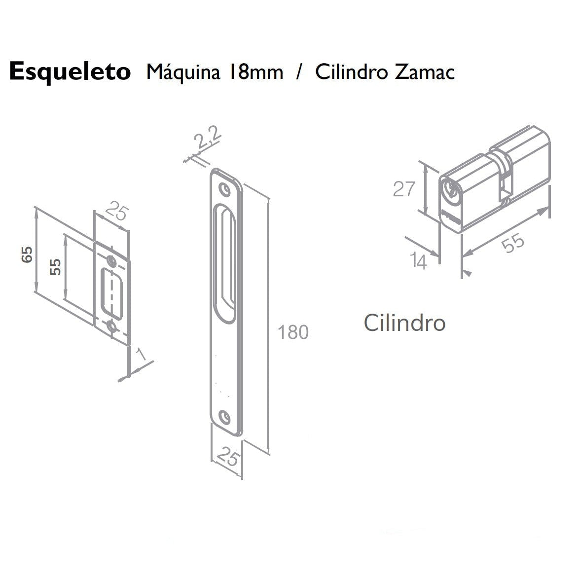 CERRAD 2 PARAFUSO SARDENHA C/ACCE GAMMA