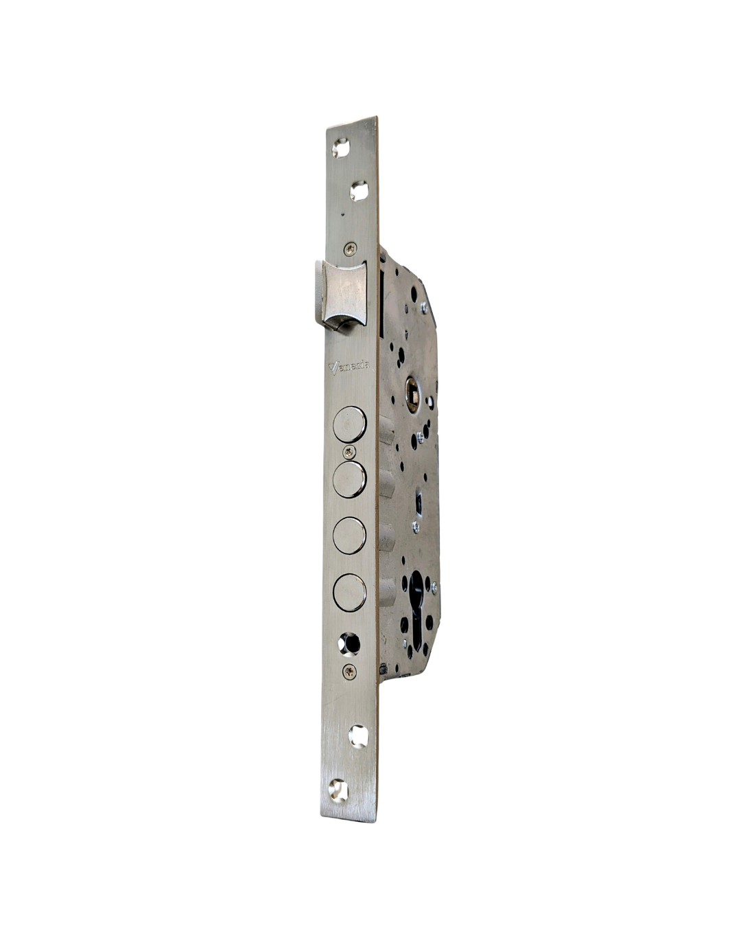 Kit Cerradura de embutir Ext Inox 4 Pernos Venezia