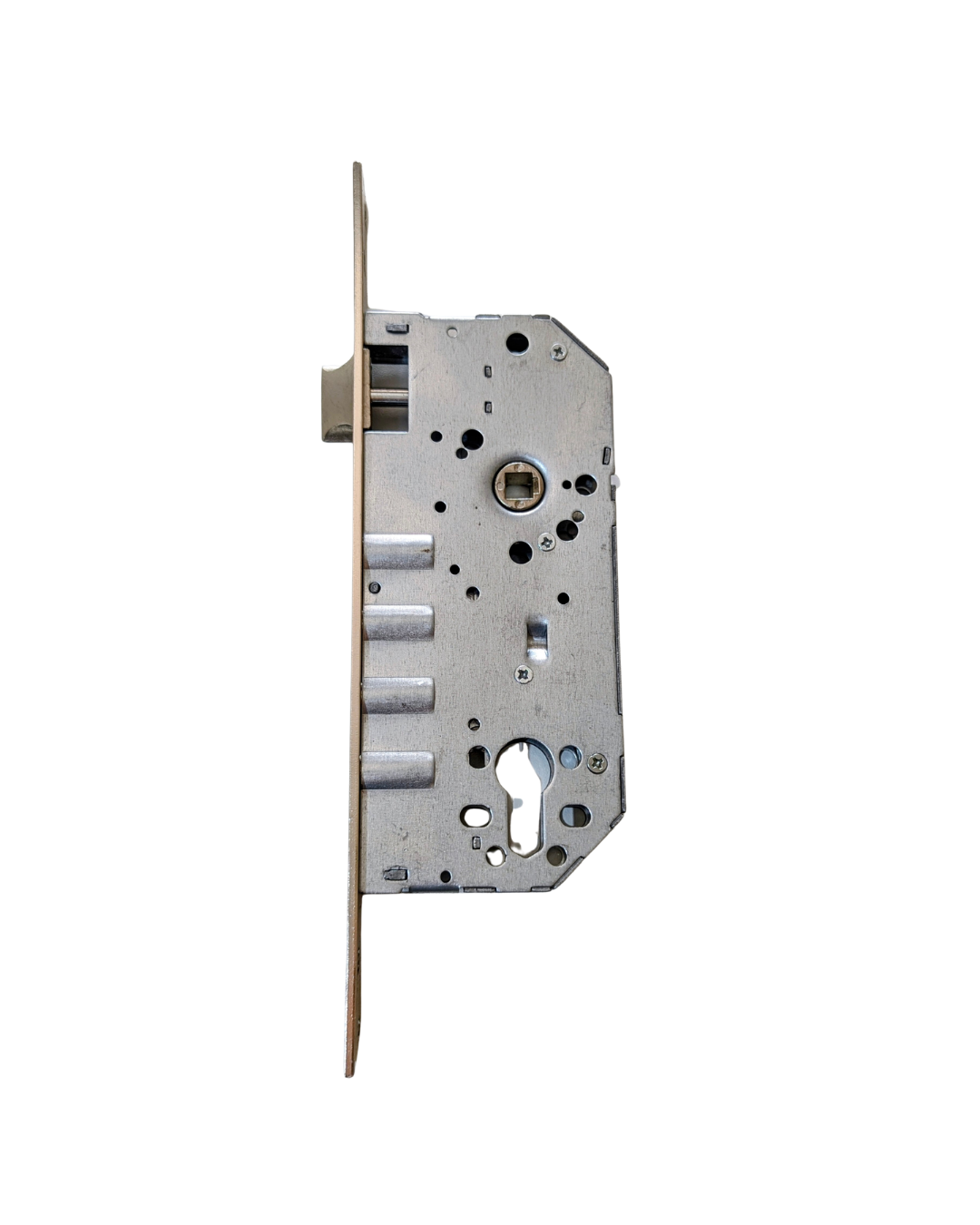 Kit Cerradura de embutir Ext Inox 4 Pernos Venezia